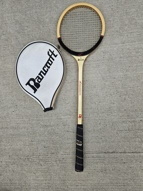Vintage Bancroft FRS Squash Racquet Genuine Bamboo Laminated Frame